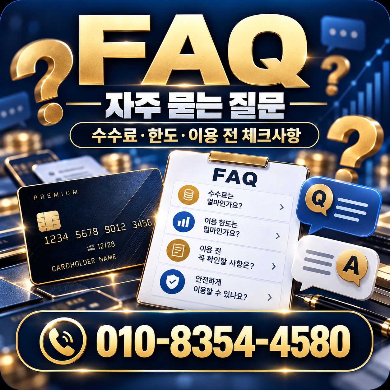 자주 묻는 질문 안내 이미지